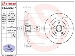 BREMBO 08.A826.47