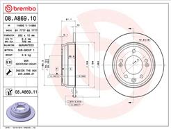 BREMBO 08.A869.11