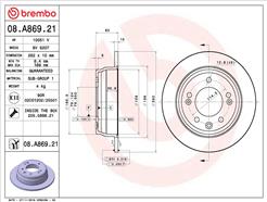 BREMBO 08.A869.21