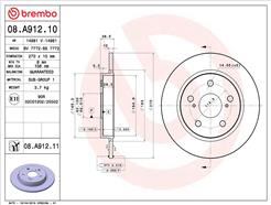 BREMBO 08.A912.11