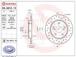 BREMBO 08.A912.1X