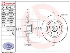 BREMBO 08.B395.27