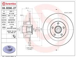 BREMBO 08.B396.27