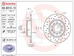 BREMBO 08.B413.1X