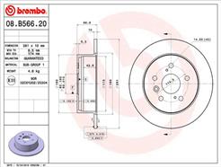 BREMBO 08.B566.21
