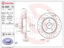 BREMBO 08.B601.1X