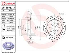 BREMBO 08.B602.1X