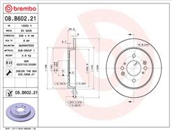 BREMBO 08.B602.21