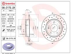 BREMBO 08.C172.2X