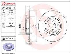 BREMBO 08.C208.11