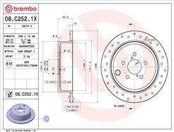 BREMBO 08.C252.1X