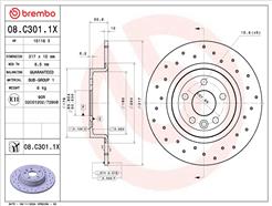 BREMBO 08.C301.1X