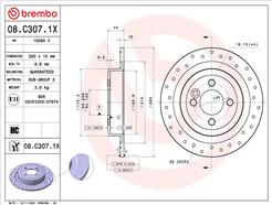 BREMBO 08.C307.1X