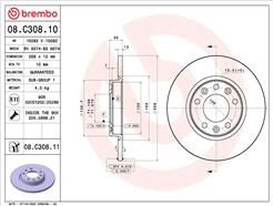 BREMBO 08.C308.11