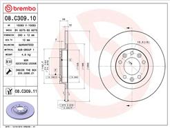 BREMBO 08.C309.11