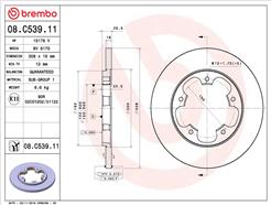 BREMBO 08.C539.11