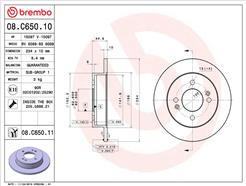BREMBO 08.C650.11