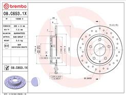 BREMBO 08.C653.1X