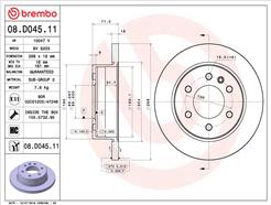 BREMBO 08.D045.11