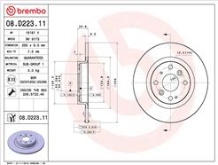 BREMBO 08.D223.11