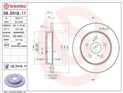 BREMBO 08.D418.11