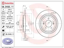 BREMBO 08.D430.11