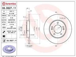 BREMBO 08.D627.11