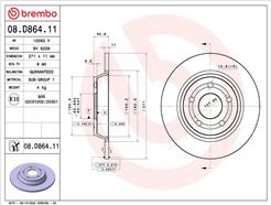 BREMBO 08.D864.11