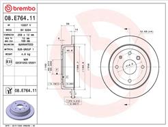 BREMBO 08.E764.11