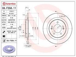 BREMBO 08.F358.11