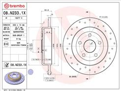 BREMBO 08.N233.1X