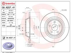 BREMBO 08.N257.41