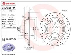 BREMBO 08.N258.2X