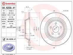 BREMBO 08.N258.41