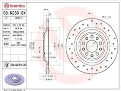 BREMBO 08.N283.8X