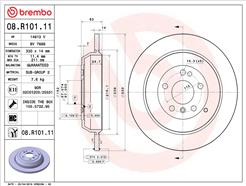 BREMBO 08.R101.11
