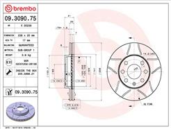 BREMBO 09.3090.75