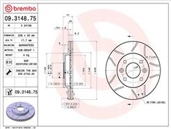 BREMBO 09.3148.75