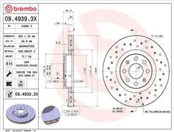 BREMBO 09.4939.3X