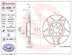 BREMBO 09.4939.77