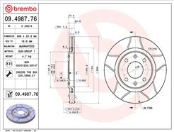 BREMBO 09.4987.76