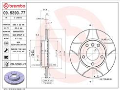 BREMBO 09.5390.77