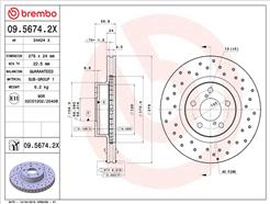 BREMBO 09.5674.2X