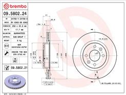 BREMBO 09.5802.21