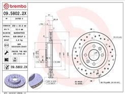 BREMBO 09.5802.2X