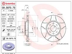 BREMBO 09.5870.75