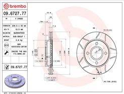 BREMBO 09.6727.77