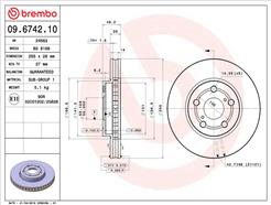 BREMBO 09.6742.10