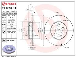 BREMBO 09.6893.11