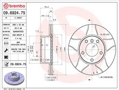 BREMBO 09.6924.75
